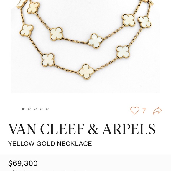 VAN CLEEF & ARPELS Necklace 18k Gold $25,000 - Picture 11 of 14